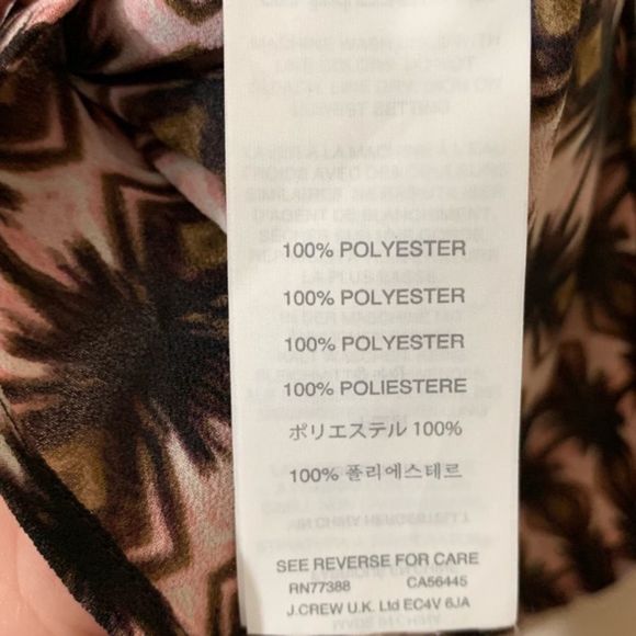 J. Crew Petal Sleeve Top in Shadow Diamond Size 8 - Picture 9 of 9